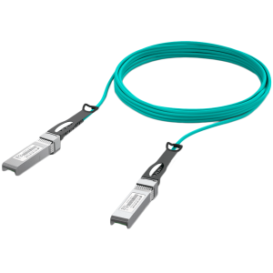 Ubiquiti UACC-AOC-SFP10-5M 10G Long-Range Direct Attach Cable, Supported data rates: 10 / 1 Gbps, Compatible with SFP+ and SFP interfaces