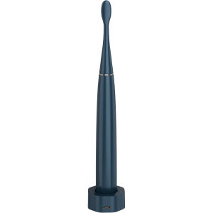 Wireless Tooth Brush, Navy Blue, 3 Brush Heads, 1400mAh, Function: Soft, Clean, Massage, White, Sweep