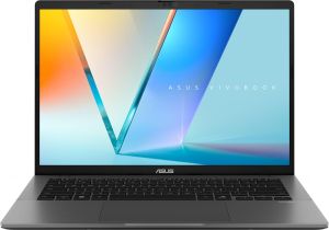 Лаптоп ASUS Vivobook S14 M3407KA-SF030  - 14" OLED FullHD+, AMD Ryzen AI 5 330, 16GB DDR5, 1TB SSD, Free OS