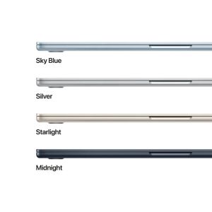 Лаптоп Apple MacBook Air 15.3: Apple M5 chip with 10-core CPU and 10-core GPU, 24GB, 1TB SSD - Starlight