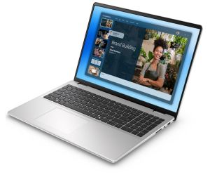 Лаптоп Dell 16 DC16251, Intel Core 5 120U (10 cores, up to 5.0 GHz), 16.0" FHD+(1920x1200) AG, 300nits, 16GB, 2x8GB, DDR5, 5200 MT/s, 512GB M.2 PCIe, Intel Graphics, Cam, FPR, Wi-Fi 6E, Backlit Kb, Ubuntu, Silver, Aluminium,3Y PS