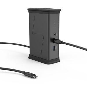 HAMA Докинг станция USB-C "Connect2Office Black", 9 порта, 2x HDMI™, USB-A, USB-C, LAN