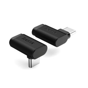 HAMA Адаптер 90°C USB-C, USB 3.2 Gen2, 10 Gbit/s, 5 A, 240 W, комплект от 2