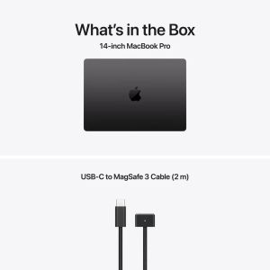Лаптоп Apple 14-inch MacBook Pro: Apple M5 Pro chip with 15-core CPU and 16-core GPU, 24GB, 1TB SSD - Space Black