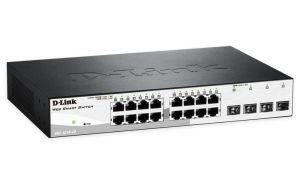 Комутатор D-Link 16 10/100/1000 Base-T port with 4 x 1000Base-T /SFP ports