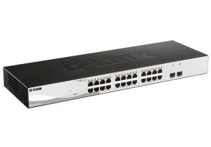 Комутатор D-Link 26-Port Gigabit Smart Switch with 2 SFP ports