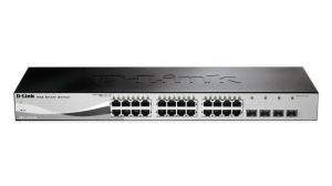 Комутатор D-Link 24 10/100/1000 Base-T port with 4 x 1000Base-T /SFP ports
