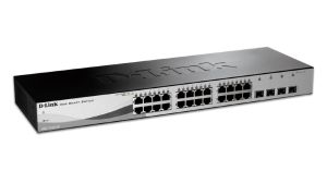 Комутатор D-Link 24 10/100/1000 Base-T port with 4 x 1000Base-T /SFP ports