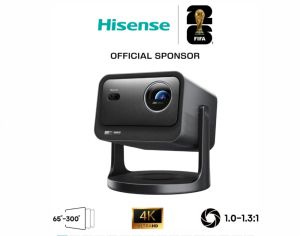 Мултимедиен проектор Hisense C3 Smart mini Laser Projector, 4K Ultra HD 3840x2160, 2000:1, 2500 lum, 60 Hz, Digital Zoom,Dolby Vision, HDR10+(decoding), HDR10, HLG, 2*10W, Silver