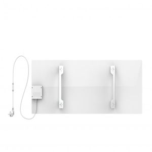 AENO Premium Eco Smart Heater, 700W, Tempered glass, Infrared+convection heating type, Plug type: Europe (E/F type), WHITE