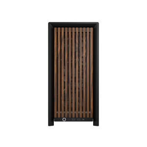 Кутия Corsair Frame 4000D Wood RS Mid-Tower - Black/Walnut