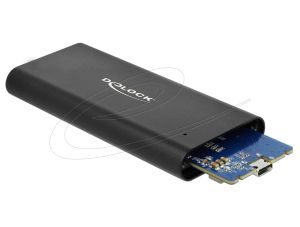 Външно чекмедже Delock за M.2 NVMe PCIe SSD със SuperSpeed ​​USB 10 Gbps (USB 3.1 Gen 2) USB Type-C женски