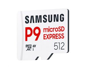 Карта памет Samsung microSDXC, 512GB P9 Express , 800 MB/s, UHS-I 90 MB/s U3, V30, A1