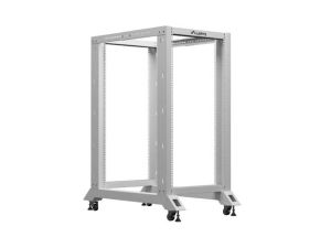 Комуникационен шкаф Lanberg open rack 19" 22U 600x1000, grey