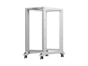 Комуникационен шкаф Lanberg open rack 19" 22U 600x1000, grey