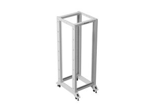 Комуникационен шкаф Lanberg open rack 19" 32U  600x800, grey