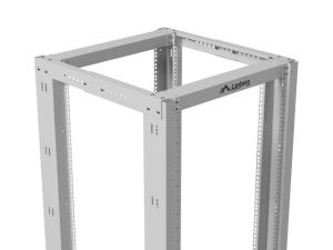 Комуникационен шкаф Lanberg open rack 19" 32U  600x800, grey