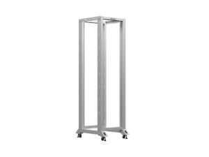 Комуникационен шкаф Lanberg open rack 19" 42U  600x800, grey