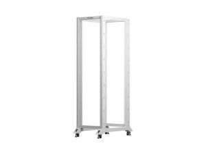 Комуникационен шкаф Lanberg open rack 19" 42U 600x1000, grey