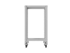Комуникационен шкаф Lanberg open rack 19" 18U 600x800, grey