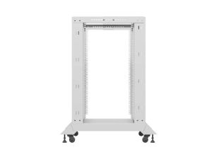 Комуникационен шкаф Lanberg open rack 19" 18U 600x800, grey