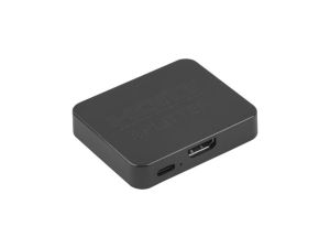 Адаптер Lanberg Splitter Video HDMI->2x HDMI 4K + USB-C port, Black