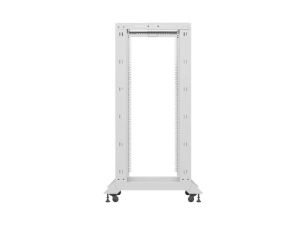 Комуникационен шкаф Lanberg open rack 19" 27U  600x800, grey