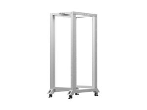 Комуникационен шкаф Lanberg open rack 19" 32U  600x1000, grey