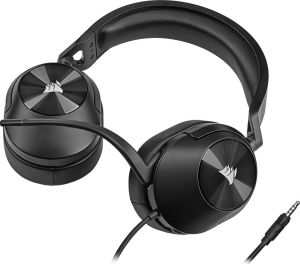 Геймърски слушалки с микрофон Corsair HS55 Carbon - Black