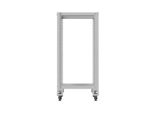 Комуникационен шкаф Lanberg open rack 19" 22U 600x800, grey