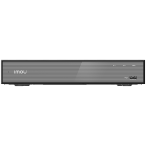 Imou 10-ch NVR, H.265, Max 8MP/15 fps, 1x RJ45 10/100, 1x VGA, 1x HDMI, 2x USB, 1x SATA max 16TB, Built-in Mic and Speaker, ONVIF, Smart detection (Motion, Person, Vehicle), DC 12V 2A