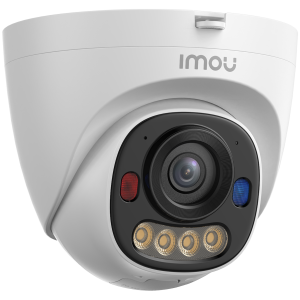 Imou turret PoE IP camera 5MP, 20fps, H265, 2.8mm 94H, IR up to 30m, 8x digital zoom, Built-in Mic and Speaker, Smart Color Night Vision, Spotlight, Motion detection, Micro SD up to 512GB, ONVIF, 1x RJ45, PoE, DC 12V, 1A, IP67
