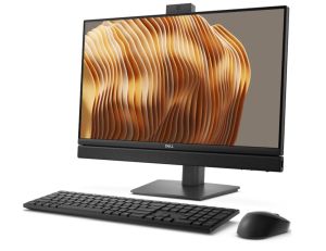 Настолен компютър - всичко в едно Dell Pro 24 All-in-One QC24250, Intel Core Ultra 7 265 (R) (13 TOPS NPU, 20 cores, up to 5.3GHz), 23.8", FHD 1920x1080, 75 Hz, IPS, Touch, 300 nit, AG, 1x16 GB, DDR5, up to 5600 MT/s, 512GB SSD, Integrated Graphics, Heigh