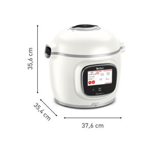 Мултикукър Tefal CY9441F2 Cook4me Connect Touch PRO, white (only RO/BG), integrated scale, wifi connection, 250 recipes embeded, 1600W, 15 cooking modes