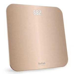 Везна Tefal PP1900V0 Classic 3 Dune Metal, glass platform (31x31cm, 5mm), 180Kg / 100g, display (75x25), back light display, 3 x AAA battery included