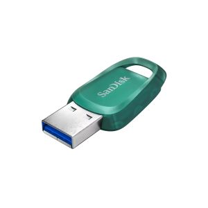 SanDisk Флаш памет Ultra ECO  128GB, USB 3.2 100 MB/s , зелена