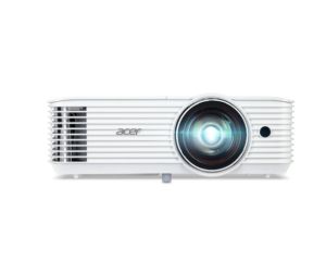 Мултимедиен проектор Acer Projector S1387n, DLP, Short Throw 0.5, WXGA (1280x800), 4000 ANSI Lum, 20 000:1, 1x Zoom, 2x HDMI (1.4b), Component Video (D-sub), PC Audio 3.5mm, RCA, DC Out (5V/1A, USB-A), RG-45, RS232, Speaker 16W, 3.1 kg, 3Y, White