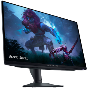 Alienware AW2725DF Gaming Monitor, 27" (26.7") QD OLED QHD 2560x1440 360Hz AG, 1000 cd/m2 (HDR peak), 1.5m:1, 0.03ms, 178/178, 2xDP 1.4, 1xHDMI 2.1, 1xUSB Type-B up, 3xUSB Type-A down, 1xUSB Type-C down, AMD FreeSync, Height, Tilt, Swivel, Pivot, 3Y