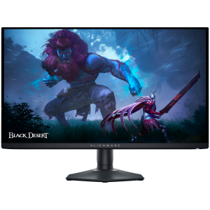 Alienware AW2725DF Gaming Monitor, 27" (26.7") QD OLED QHD 2560x1440 360Hz AG, 1000 cd/m2 (HDR peak), 1.5m:1, 0.03ms, 178/178, 2xDP 1.4, 1xHDMI 2.1, 1xUSB Type-B up, 3xUSB Type-A down, 1xUSB Type-C down, AMD FreeSync, Height, Tilt, Swivel, Pivot, 3Y