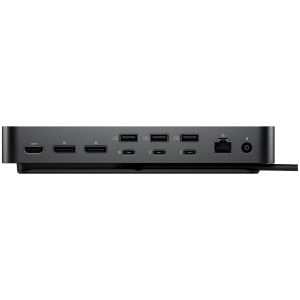 Dock Dell Pro Thunderbolt 4 Smart Dock SD25TB4 Supports up to 4x4K 60Hz, 2x DP1.4, 1x HDMI 2.1, 2x Thunderbolt 4, 4x USB-A, 2x USB-C, 2.5GbE LAN, 130W PD (Dell), 96W (non-Dell), USB-C host, Wake-on-LAN, PXE Boot, MAC pass-through, 3Y