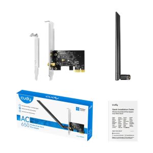Мрежова карта Cudy WE650, Dual-Band WiFi 5 PCI-e, 433 + 200 Mbps