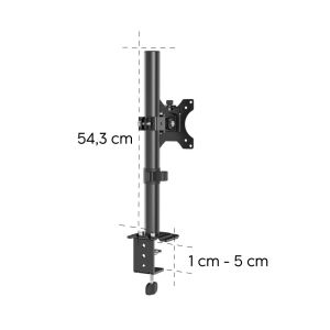 HAMA Стойка за монитор за бюро (13" - 35"), регулируема, до 15кг