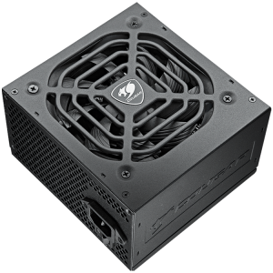 COUGAR POWER XTC 550, 550W, 80 Plus Efficiency, Connectors: 1x 24-pin MB, 1x 8-pin CPU, 2x P-ATA, 5x S-ATA, 2x PCI-E 8(6+2)-pin, Under & Over Voltage Protection, SCP, OPP, OCP, Superior Fan Curve Tuning, Active PFC, 105°C Japanese Standby Capacitors