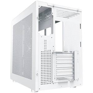 Aquarius Pro Arctic EN49424 White, ATX/M-ATX/Mini ITX, USB3.0x2+USB2.0x2+Type C , Front & Left TG, 7PCS X24A & Galaxy II Fan Control Kit