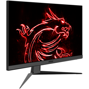 MSI Optix G243 Gaming Monitor, 23.8" 165Hz, FHD (1920x1080) 16:9, VA Anti-glare, 1ms, 350nits, 3000:1, 178°/178°, Freesync Premium, Adjustable Stand, 1x DP, 2x HDMI, 3Y Warranty