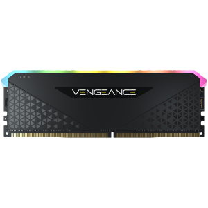 CORSAIR DDR4, 3200MHz 8GB 1x8GB Dimm, 16-20-20-38, XMP 2.0, Vengeance RGB RS, RGB LED, Black PCB, 1.35V, for AMD Ryzen & Intel