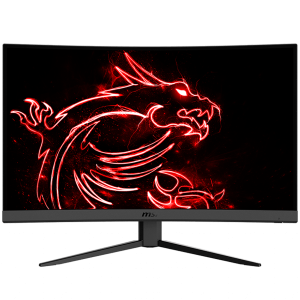MSI Optix G27CQ4 Curved Gaming Monitor, 27" 165Hz, WQHD (2560 x 1440) 16:9, VA Anti-glare, 1ms, 250nits, 3000:1, 178°/178°, 1500R Curve, Freesync, Adjustable Stand, 1x DP, 2x HDMI, 3Y Warranty