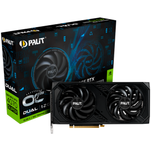Palit RTX 4070 Super Dual OC 12GB GDDR6X, 192 bit, 1x HDMI 2.1a, 3x DP 1.4a, 2 Fan, 1x 16-pin Power connector, recommended PSU 750W, NED407SS19K9-1043D