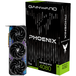 GAINWARD GeForce RTX 4080 Phoenix 16GB GDDR6X, 256 bit, 1x HDMI 2.1a, 3x DP 1.4a, 3x fan, 1x 16-pin pwr connector, 850W, NED4080019T2-1032X