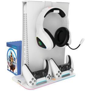CANYON cooling stand CS-5 RGB PS5 Charge White
